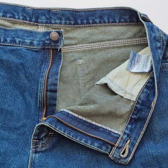 Dickies work wear carpenter jeans men's size W38/L30 denim blue side pockets - Picture 10 of 15